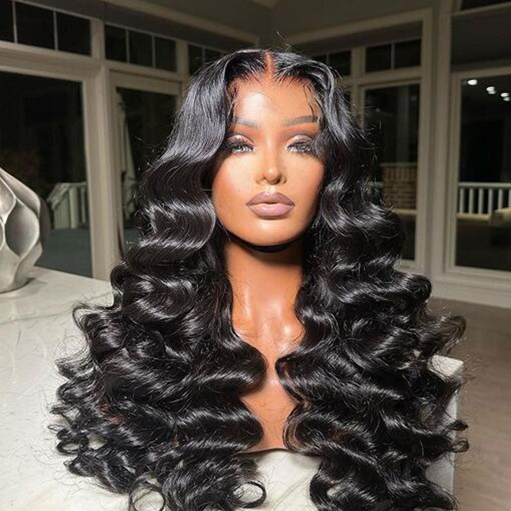 Raw Indian Hair Lace Front Wigs Virgin Cuticle Aligned Glueless Full Lace Human Hair Wigs HD Lace Frontal Wig For Women