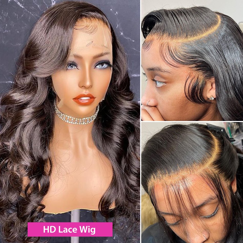 Wholesale Body Wave Human Hair Lace Front Wigs Raw Brazilian Human Hair Wigs 360 Full Lace Hd Lace Frontal Wigs For Black Women