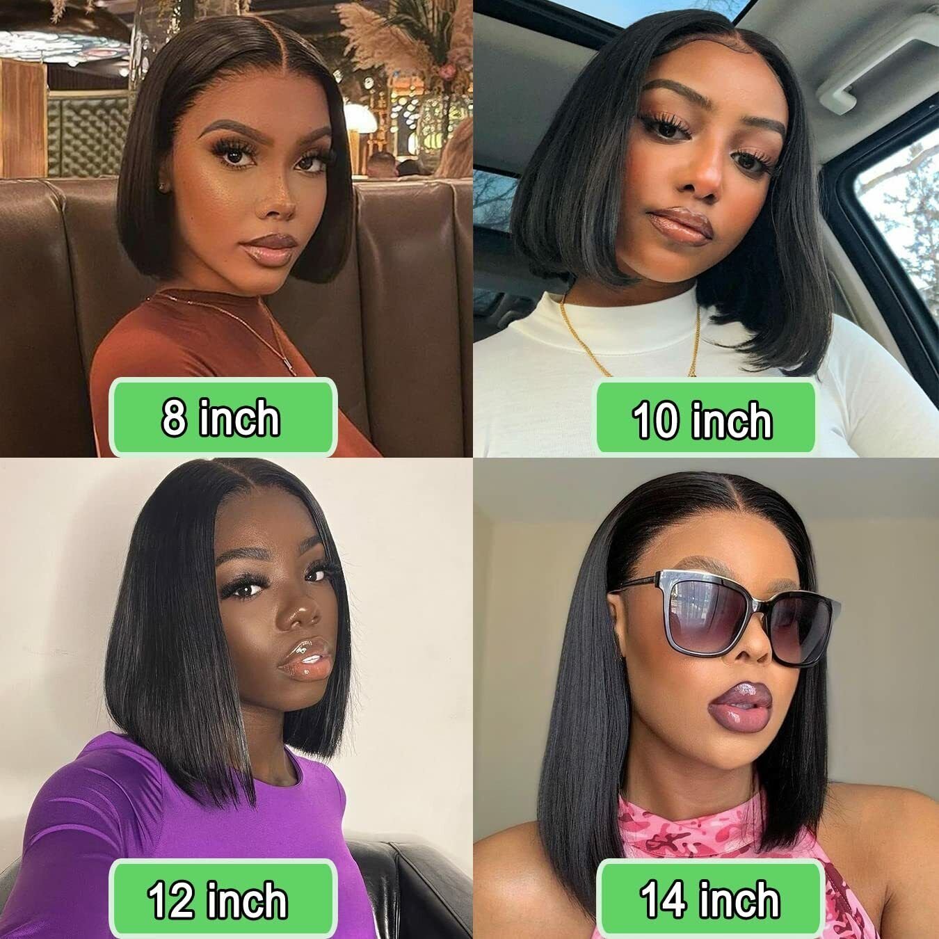 Wholesale Vietnamese Raw Hair Bone Straight Wigs Transparent Lace Front Double Drawn Bob Wig Short Full Frontal Human Hair Wigs