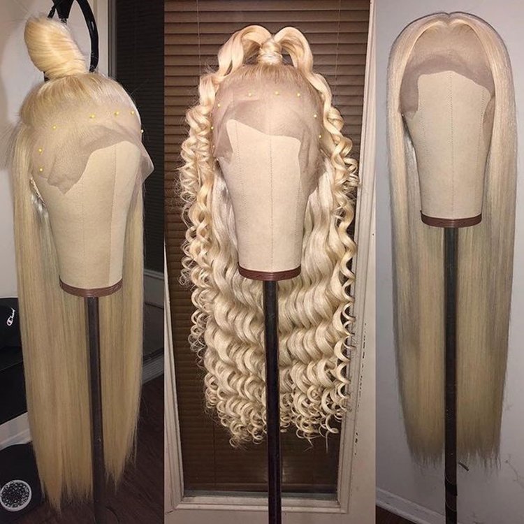 360 Hd Transparent Lace Frontal Wig 613 Human Hair Wig Raw Indian Hair Wigs
