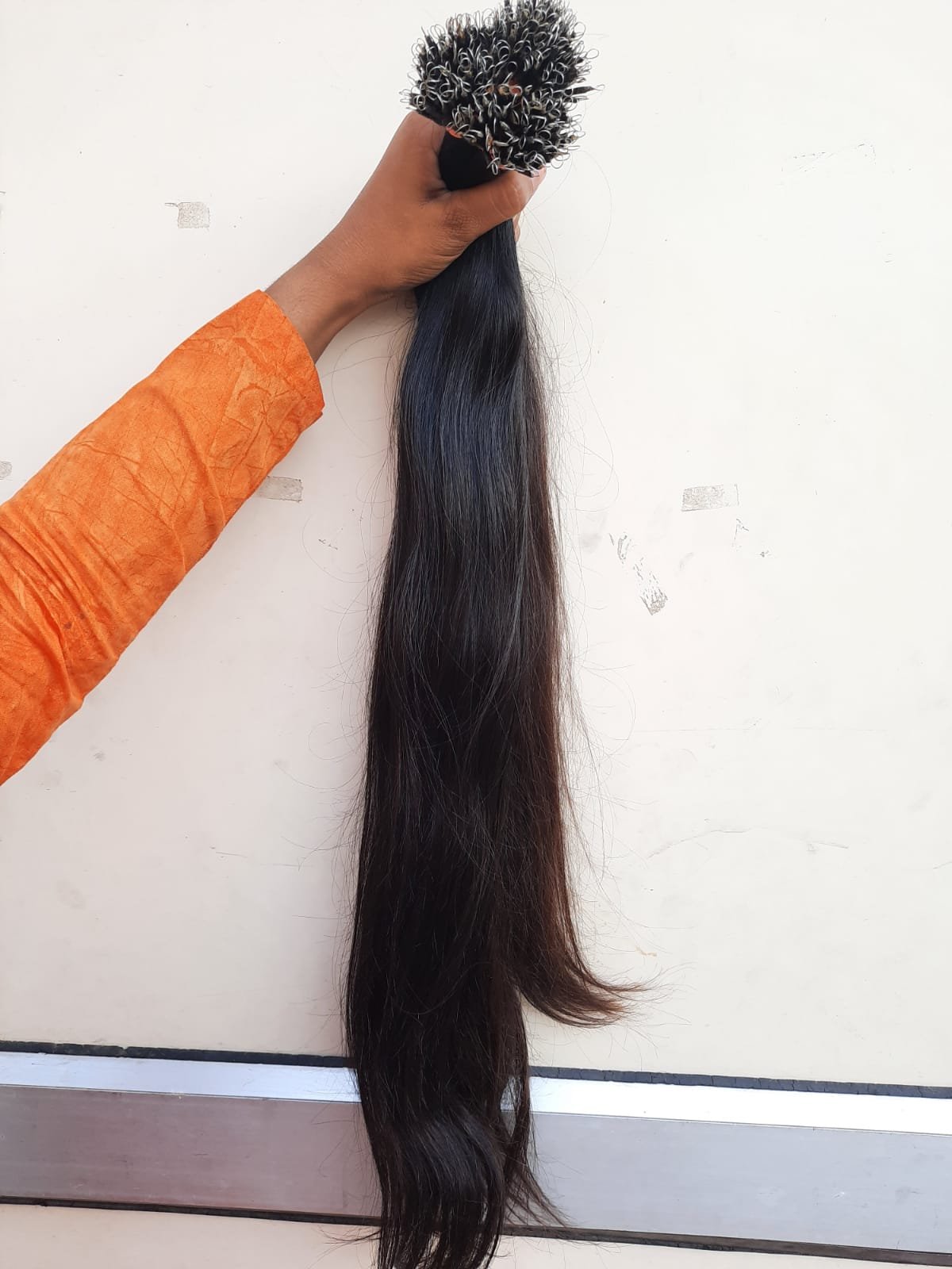 Natural wavy I tip U tip Flat Tip Keratin Human Hair Extensions wigs human hair cuticle aligned hair