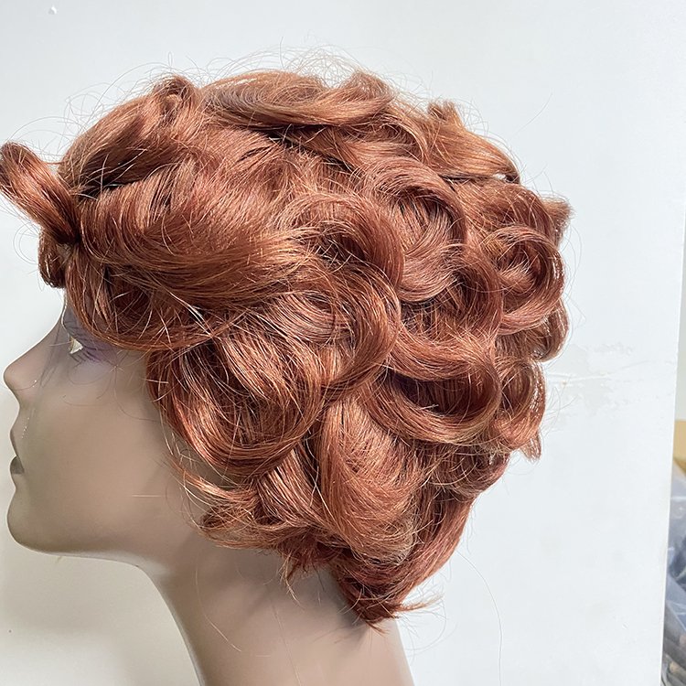 Multi-size Natural Short Rolls Brazilian Cuticle Aligned Raw Virgin Hair Full Lace Human Hair Human Hair Wigs