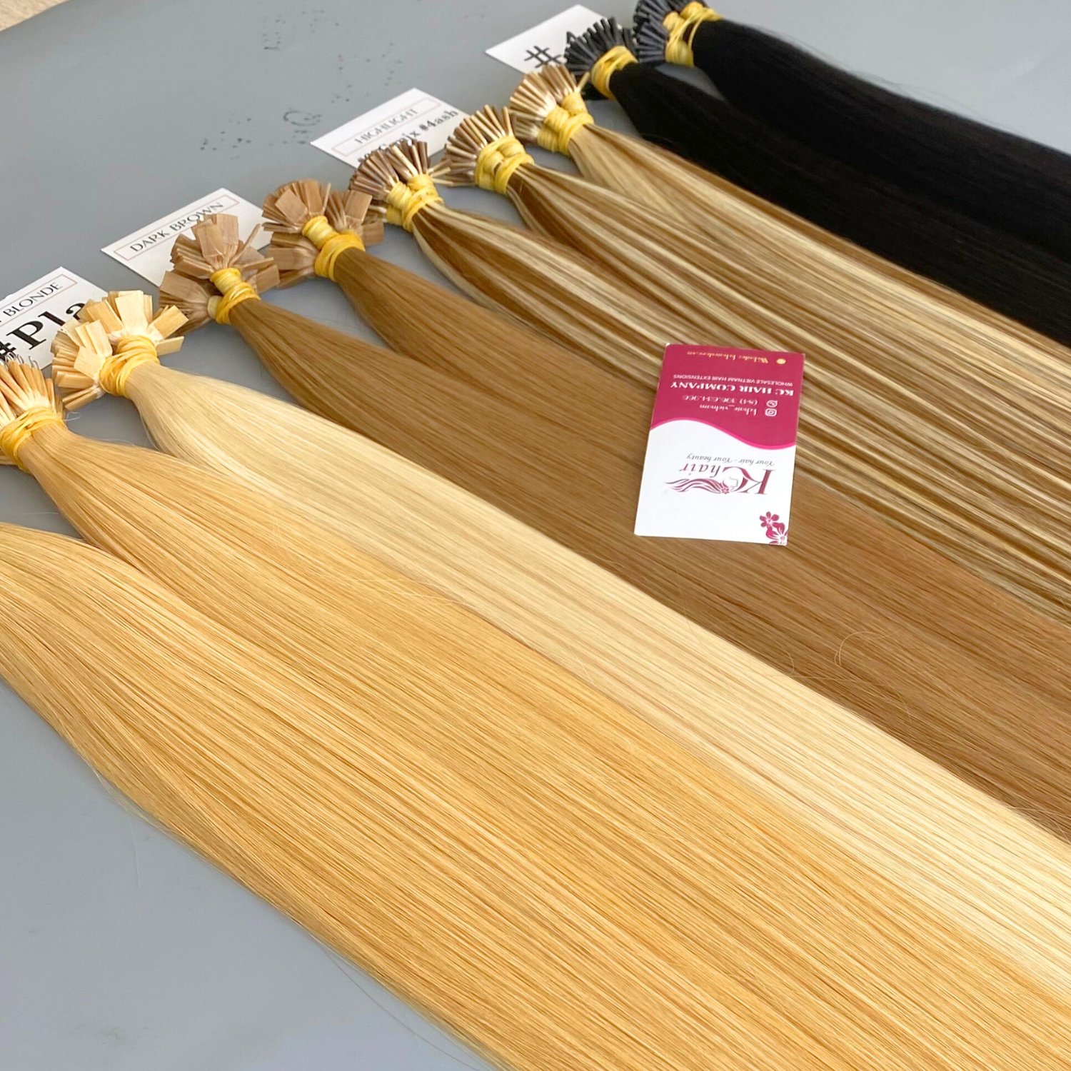 Top Keratin Tip Hair Extensions High Quality From 100% Raw Virgin Real Vietnamese Human Hair Ready To Ship
