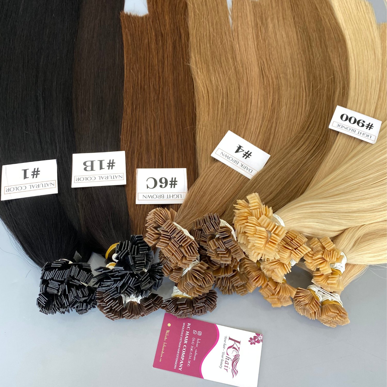 Top Keratin Tip Hair Extensions High Quality From 100% Raw Virgin Real Vietnamese Human Hair Ready To Ship