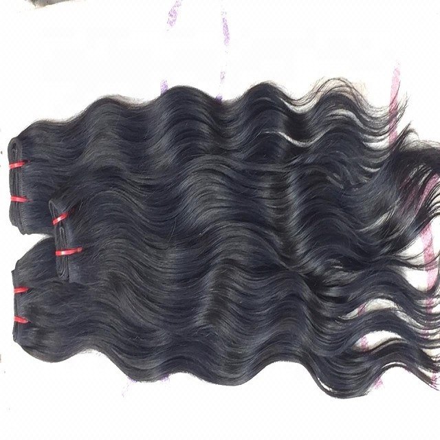 Wholesale High Quality Indian Unprocessed Virgin Hair Loose Wave Style Natural Wavy European Human Hair in Machine Weft