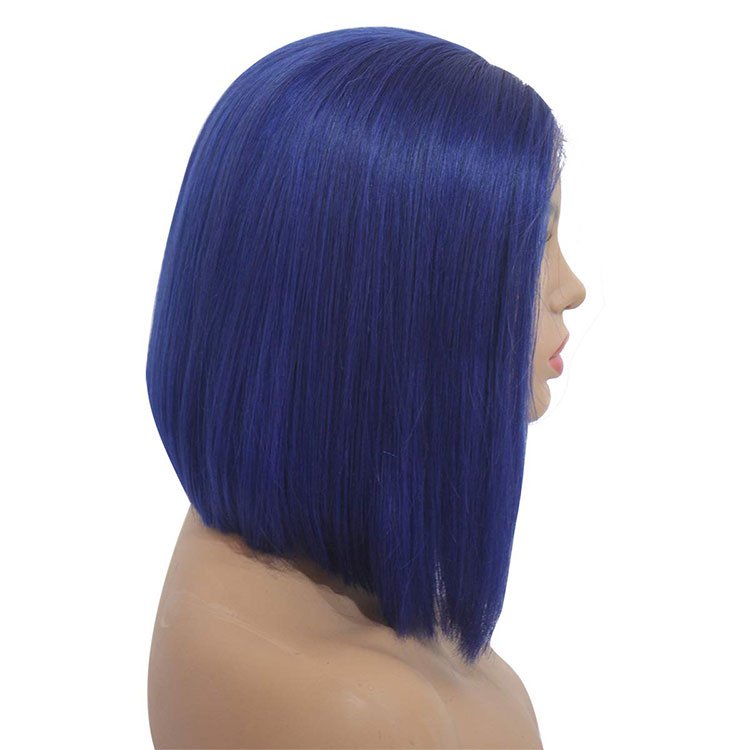 100% virgin hair cheap human hair wig wholesale brazilian frontal lace BOB unprocessed human hair wig for black women