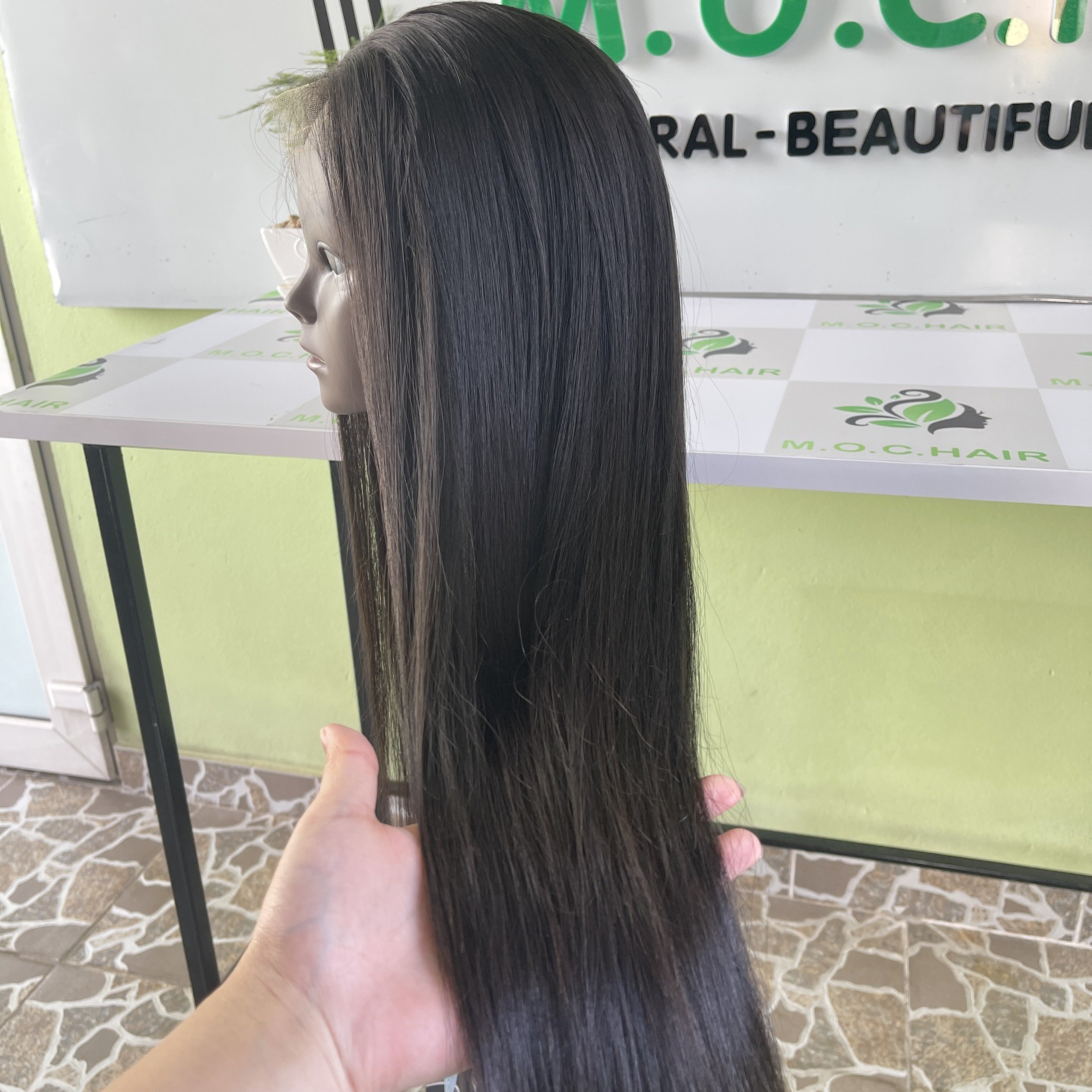 6x6 Transparent Swiss Hd Front Wigs For Black Women 360 Lace Frontal Human Hair Wig Bone Straight 28"