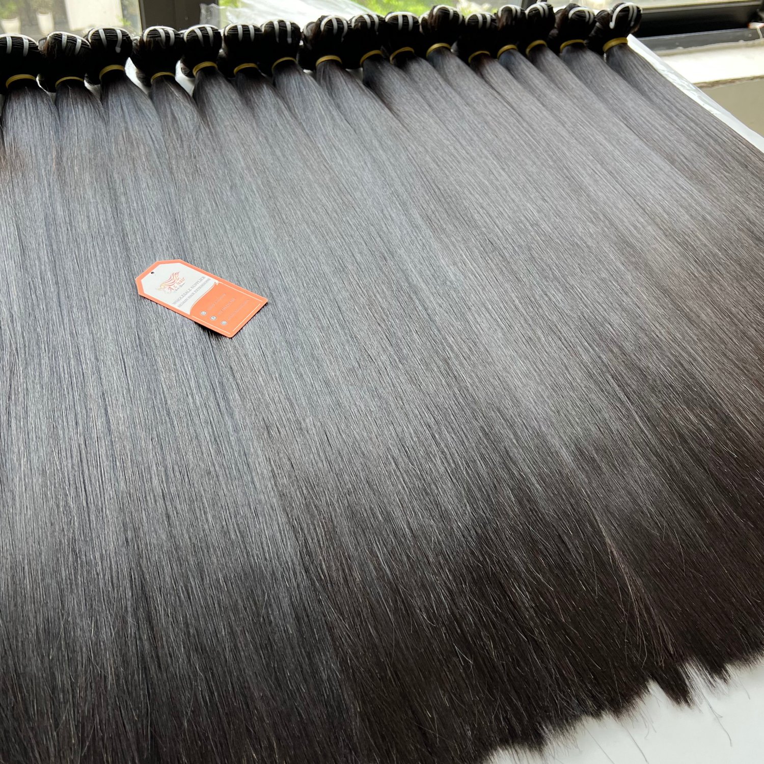 Wholesale Price High Quality Smooth Silky Human Hair Bundles Real 100% Vietnamese Raw Hair Extensions From Factory