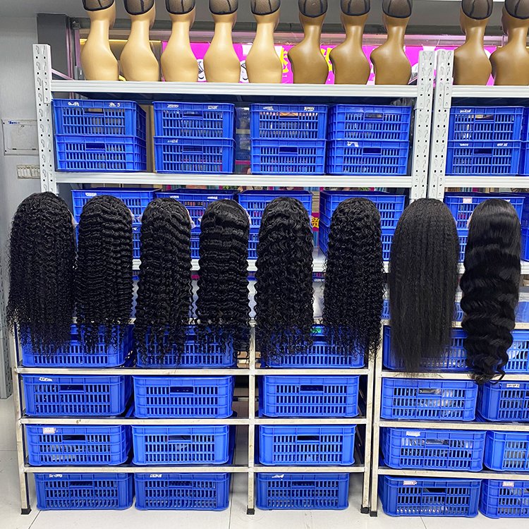 Wholesale Brazilian Virgin Hair Body Wave 13x4 13x6 HD Transparent Lace Front Wig Bone Straight Pre Plucked Lace Wig Vendors