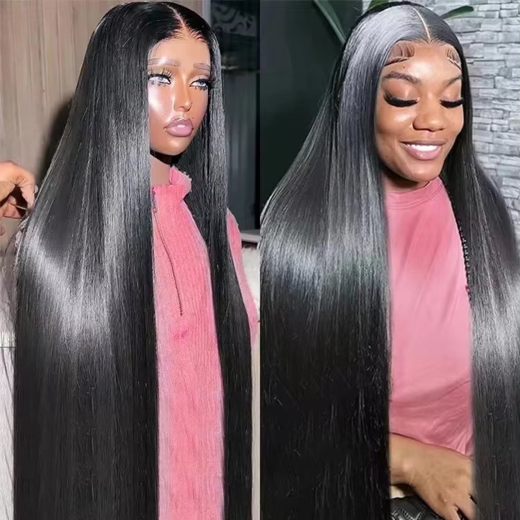 12A Grade Brazilian human hair wig High quality Pre-plucked Bleached knots 13x4 180 Density lace front wigs