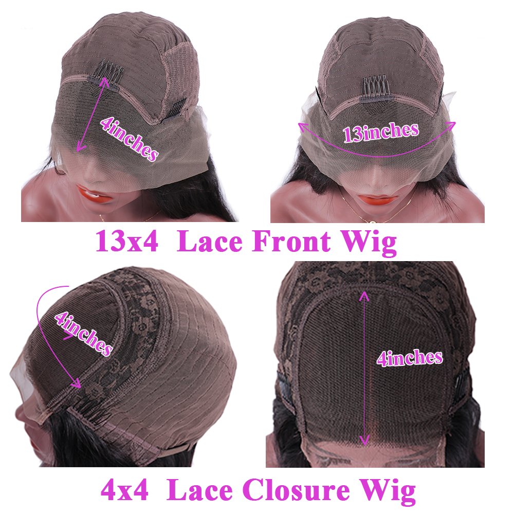 22 Inches 13*4 13*6 Deep Wave Transparent Lace Frontal Wigs For Women Deep Curly Lace Front Human Hair Wigs