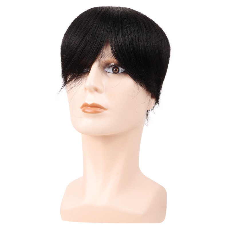 Fashion Style Short Cheap Men Hair Wig 100% Human Unprocessed Virgin Human Hair Wig No Shedding