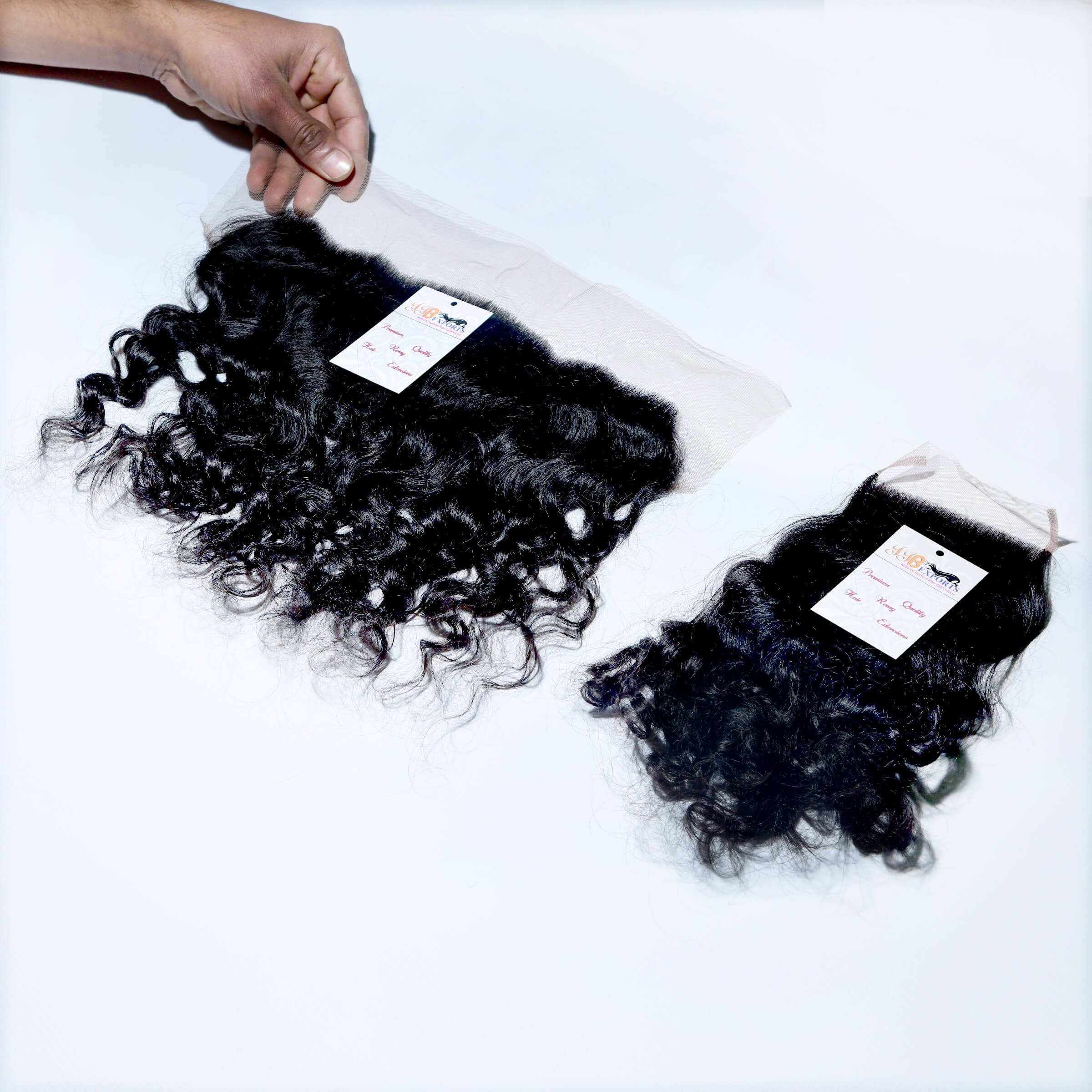 Best Quality Cuticle Aligned 4x4 Transparent Lace Frontal/Closure, Pre Plucked 13x6 Virgin Transparent HD Swiss Lace Frontal