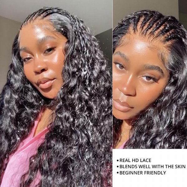 Loose Wave 13X6 HD Lace Wigs Brazilian Human Hair Wigs For Black Women