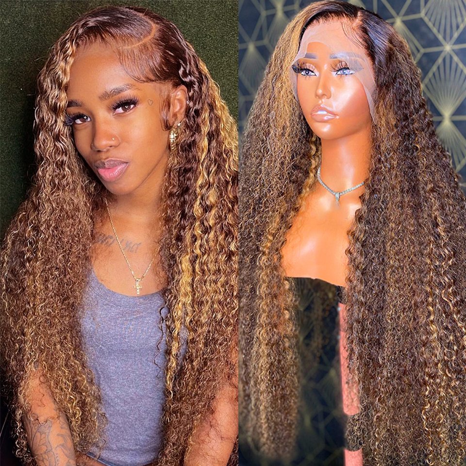 Raw Cambodian Hair Wig,200 Density 30 Inch Hd Deep Wave Lace Frontal Wig 13x4 Lace Front Human Hair Wigs with Baby Hair