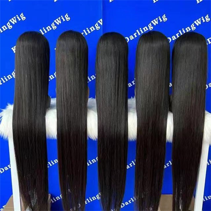 Wholesale Brazilian Straight transparent HD full lace frontal brazilian human hair wigs