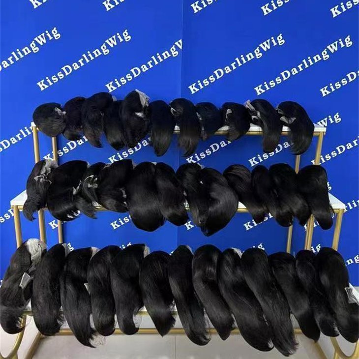Wholesale Brazilian Straight transparent HD full lace frontal brazilian human hair wigs