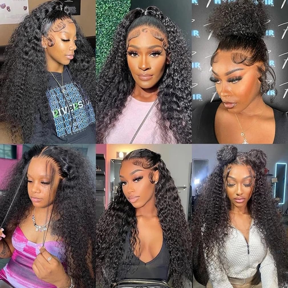 Ready To Go Glueless Wig Wholesale Vendors Pre Plucked 6*4 Lace Closure Wig Kinky Curly Transparent Lace Front Human Hair Wig