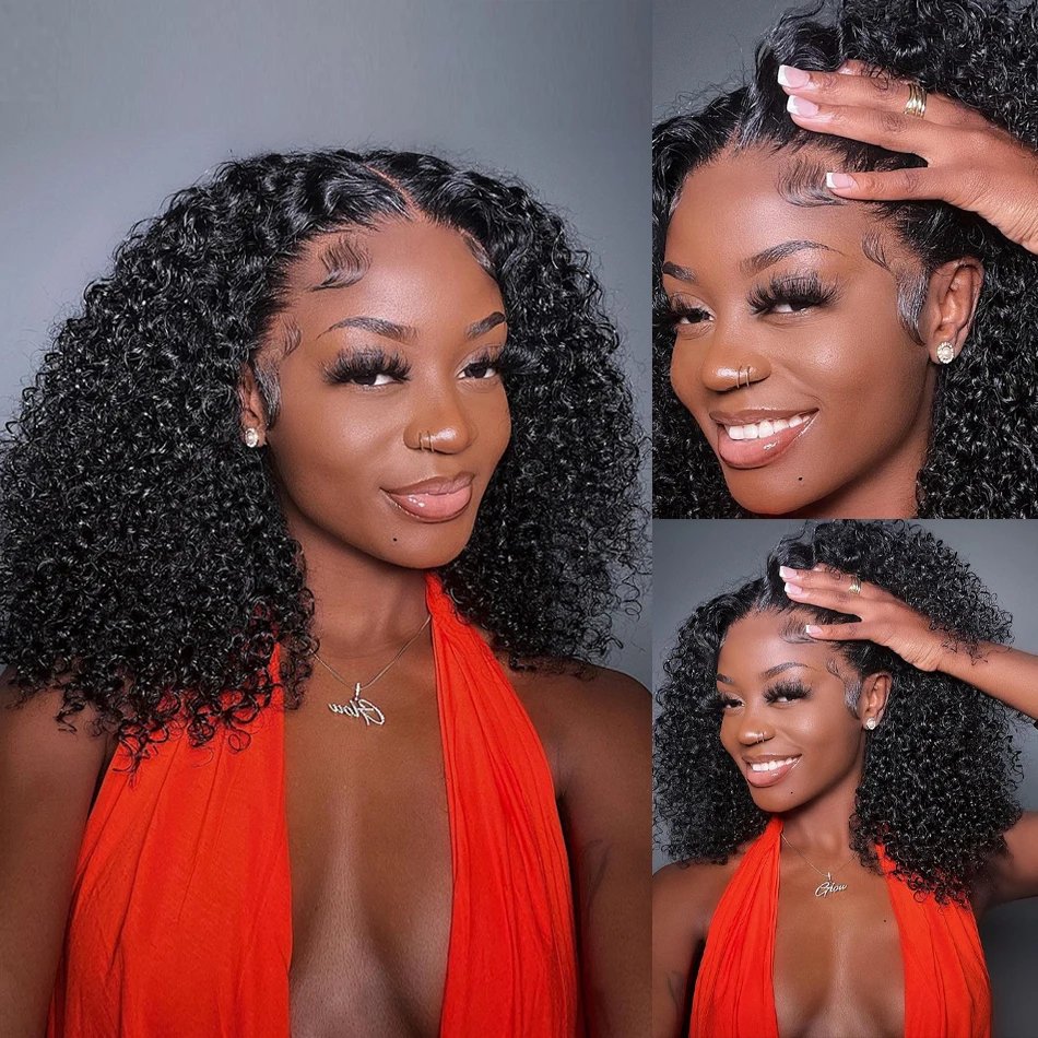 13x4 HD Burmese Curly Wholesale Cheap Lace Front 100% Indian Human Hair Wig For Black Women Curly 13*6 Frontal Wig