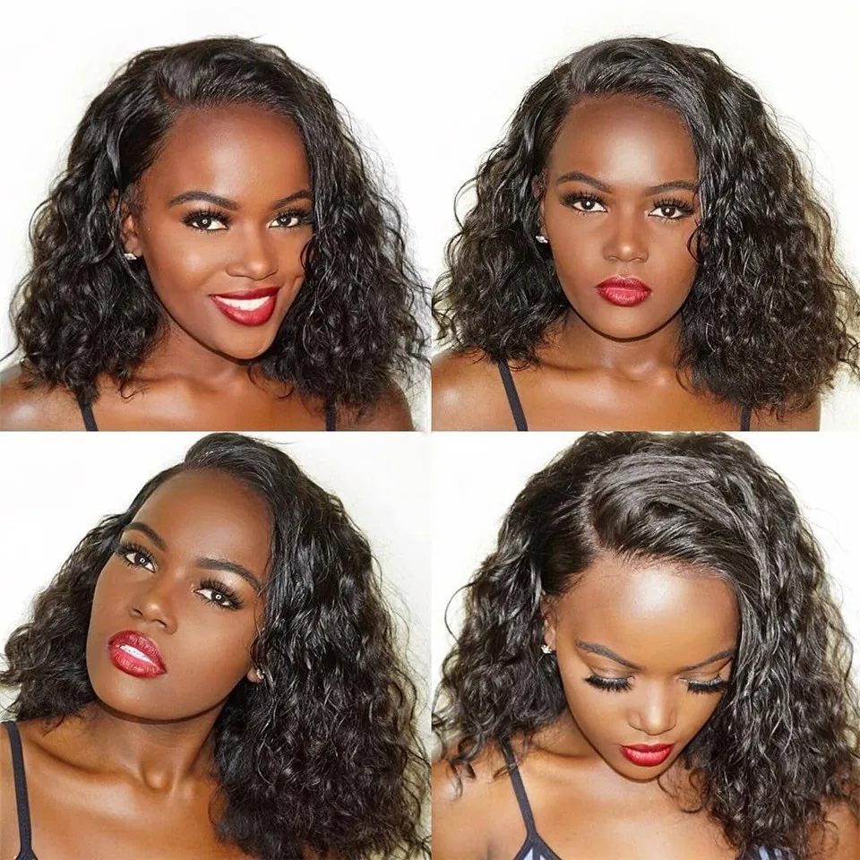 13x4 HD Burmese Curly Wholesale Cheap Lace Front 100% Indian Human Hair Wig For Black Women Curly 13*6 Frontal Wig