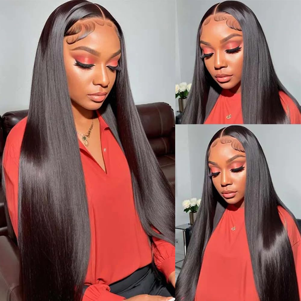 AYT Wholesale Straight Brazilian Hair HD Lace Wigs,full lace frontal wig with baby hair,Virgin human hair wigs for black women