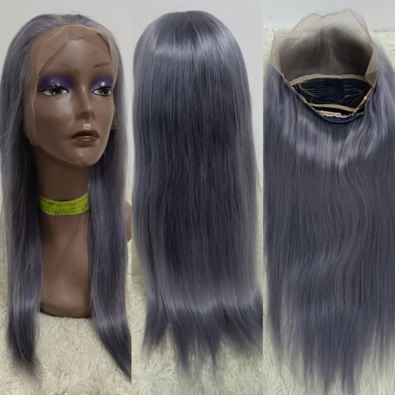 Letsfly promotion Long Hair Wigs 22inch 13x4 Lace Frontal Wigs 150% density Different Colors 100% Human Hair Wigs