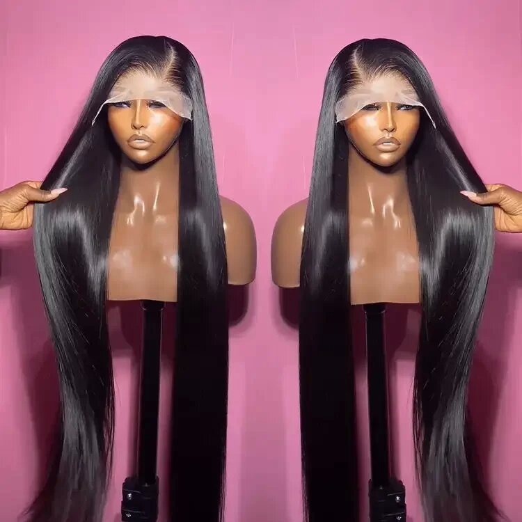 40 inch Frontal Glueless Full Hd Lace Wig,Cuticle Aligned Virgin Raw Indian Hair Wig,Unprocessed 100% Lace Human Hair Wigs