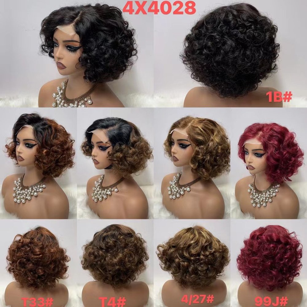 Wholesale 200% density bouncy curly hair wig with bangs 201gram 100% human hair wigs loose wave original hair extension