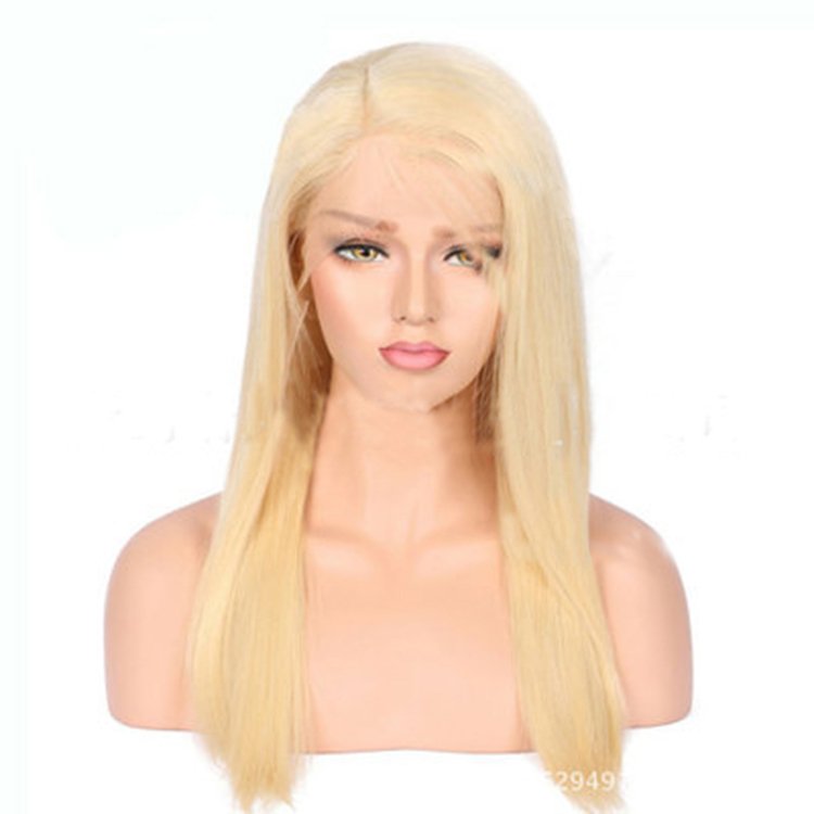 613 Full Lace Wig Pure Color Light Brown Lace Silky Straight 360 Full Lace Human Hair Wigs Can Buy Brazilian Peruvian Indian
