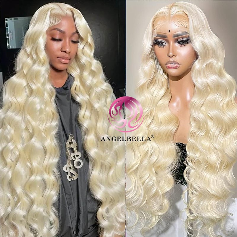 AngelBella High Quality Human Hair Wigs Raw Human Hair Wigs Vietnamien 13X4 613 Raw Body Wave Wigs