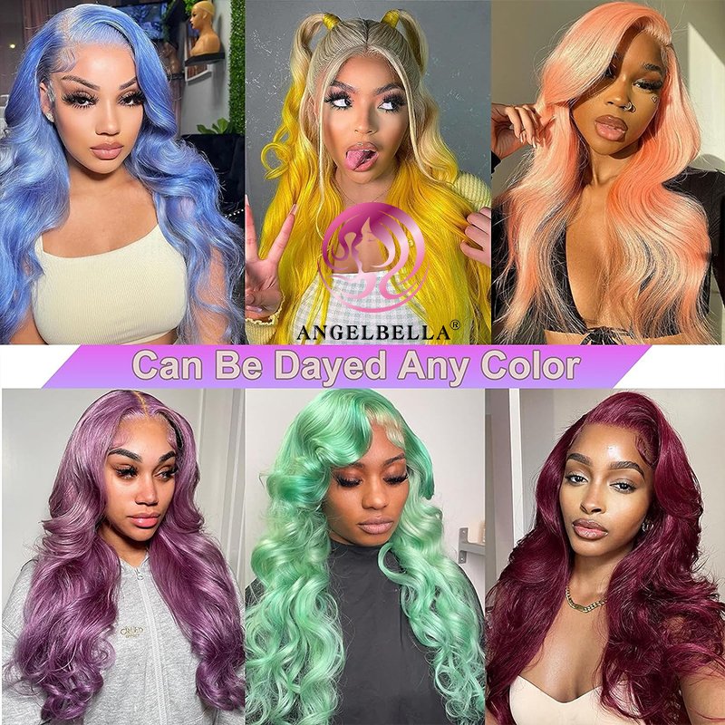 AngelBella High Quality Human Hair Wigs Raw Human Hair Wigs Vietnamien 13X4 613 Raw Body Wave Wigs