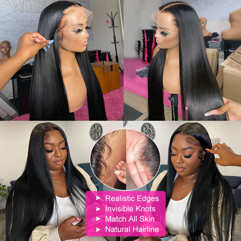 Cheap Raw Brazilian 13X6 Hd Human Hair Lace Front Wigs For Black Women Glueless Full Hd Lace Frontal Wigs Natural Human Hair Wig