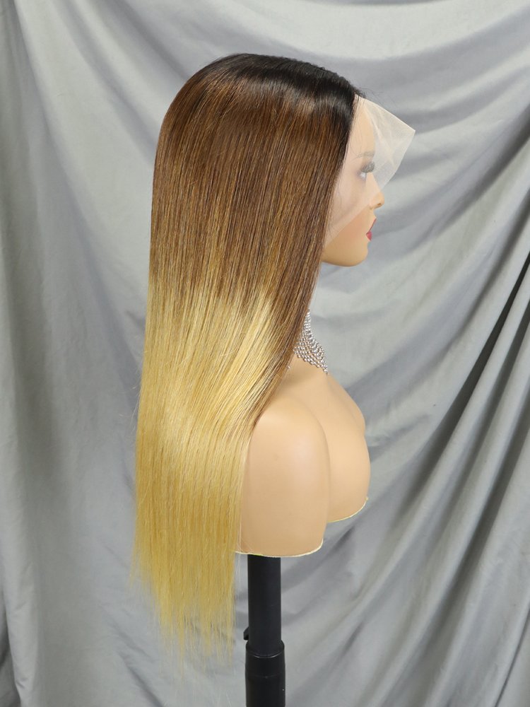 Wholesale Highlight Soft Beauty Human Hair Wig Ash Blonde European Virgin Hair