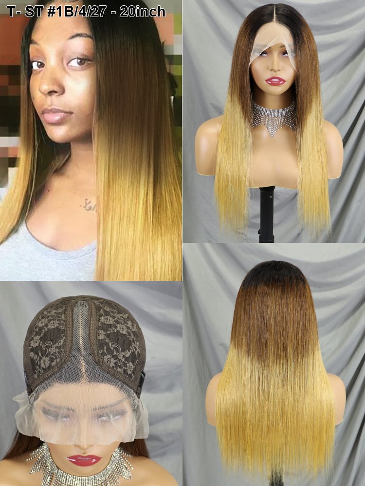 Wholesale Highlight Soft Beauty Human Hair Wig Ash Blonde European Virgin Hair