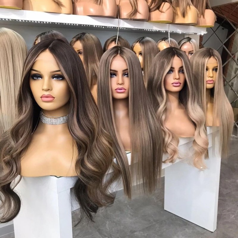 Top Quality Transparent High-end ash blonde human hair wigs No Shedding No Tangle Natural Hairline jewish kosher ful lace wig