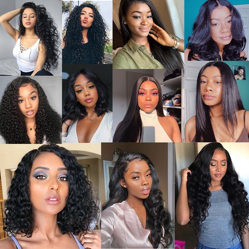 10A Peruvian U Part Human Hair Wigs, Silky Straight Body Wave Hair Vendors Human Hair Extension Clip in U Part Wig