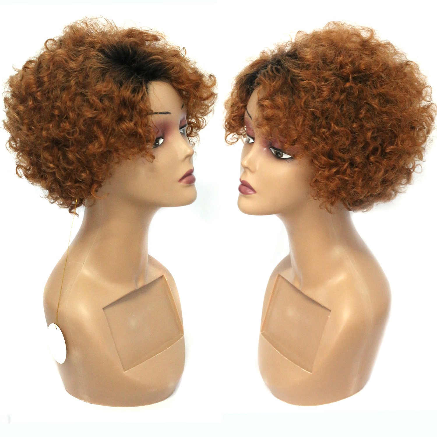 Tianrunhair pixie cut human hair wig Human Hair Hd Transparent Pixie Cut Short Side Part Bob full Lace front Wigs