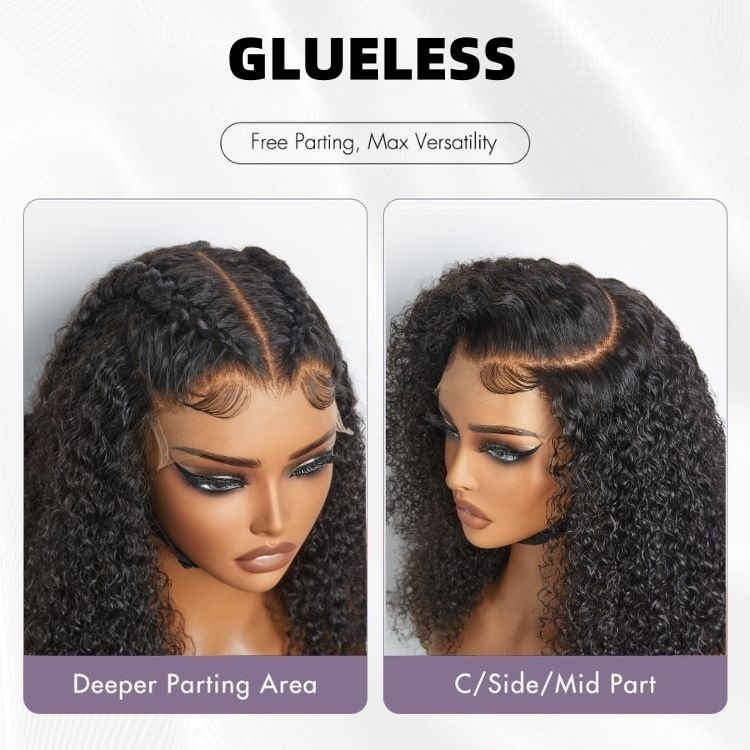 Wholesale Natural Brazilian Raw Virgin Cuticle Aligned Kinky Curly Human Hair Vendor HD Lace Wig For Black Women Headband Wig