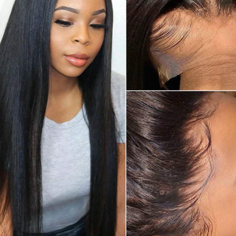 Design Human Hair Wigs Lace Front Wigs High Grade New Fashion 360 Full Lace Brazilian Hair Long Light Brown Swiss Lace 16-28inch