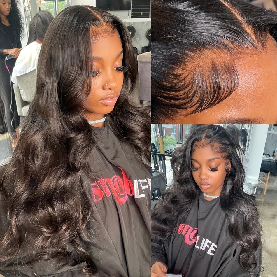 Wholesale Glueless HD Transparent Body Wave Lace wigs Cheap Cuticle Aligned Lace Virgin Hair Frontal Closure Human Hair Wig
