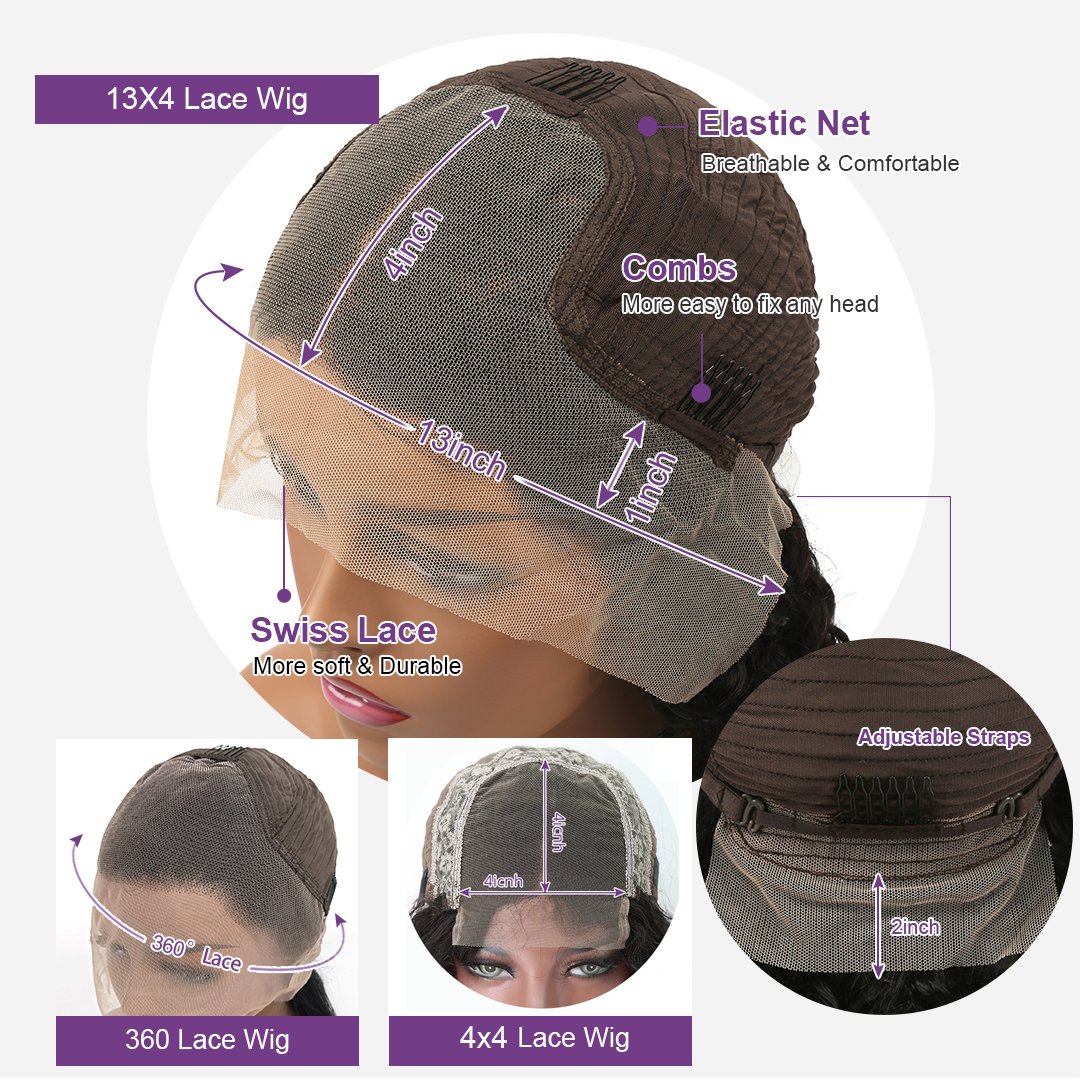 Wholesale Drop Shipping Lace Wig Vendor, 360 Full Lace Front Human Hair Wigs, Transparent HD Lace Frontal Wigs For Black Women