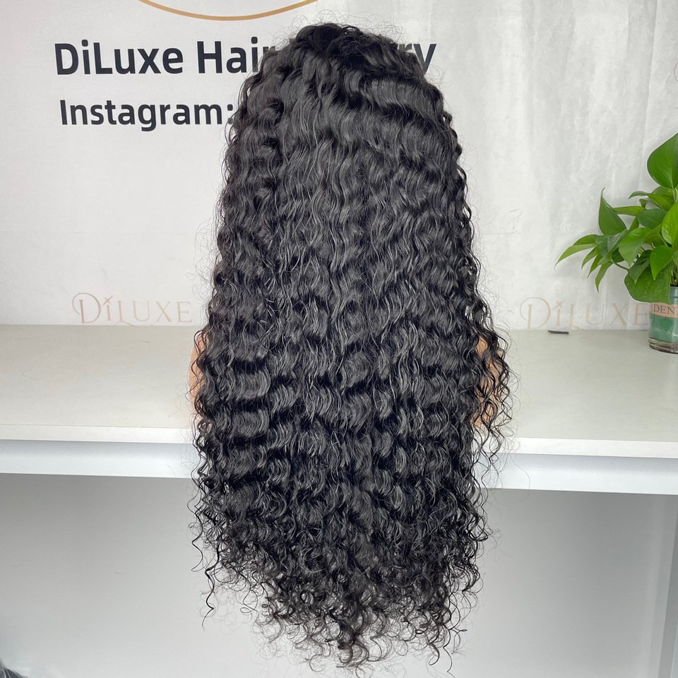 DiLuxe Wholesale Hair Vendor Loose Deep Wave Wig Human Hair Wig HD Lace Wig