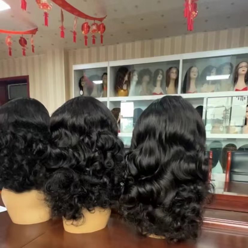 Soft Peruvian Human Hair Wigs Natural Wavy Virgin Hair Extension Hd Full Lace Frontal Wig Perruques Naturel Cheveux Humain