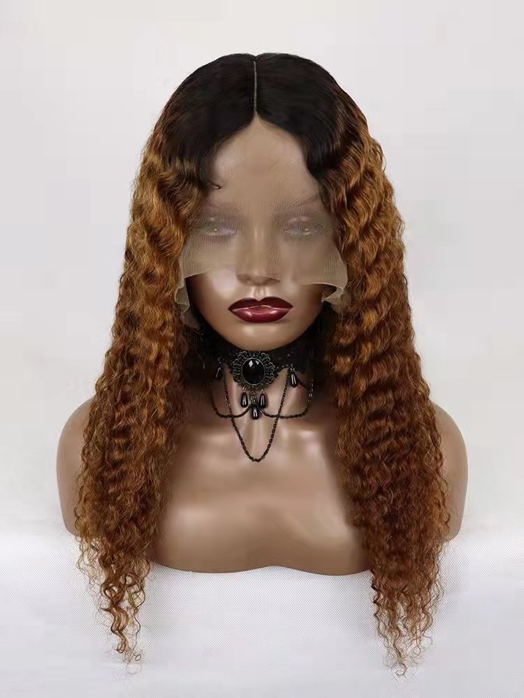 T lace Human Hair Wigs T Lace Wigs deep wave 100% human Lace Frontal Human Hair Wigs for 1b/30 color