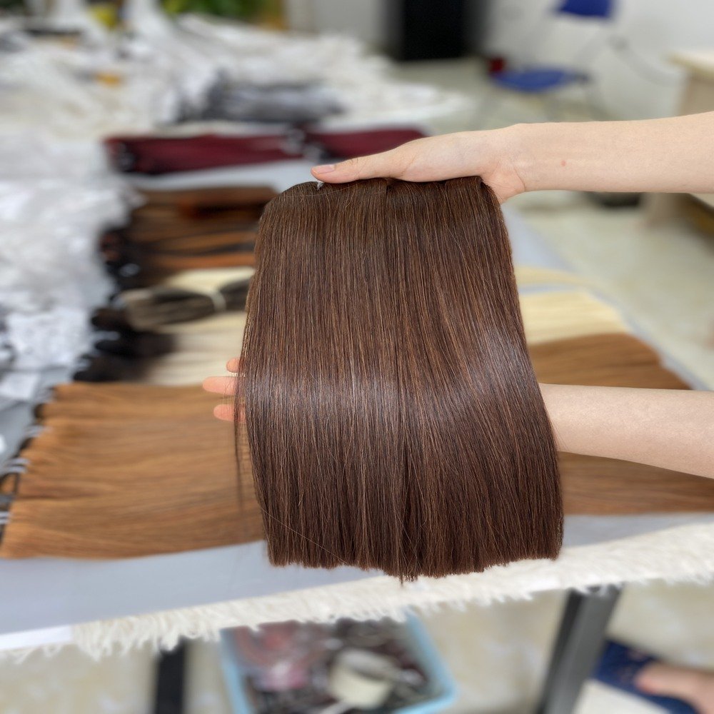New Arrival Bone Straight Hair Extensions With Different Length And Colors
