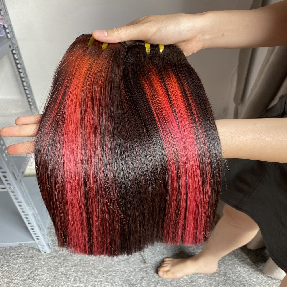 New Arrival Bone Straight Hair Extensions With Different Length And Colors