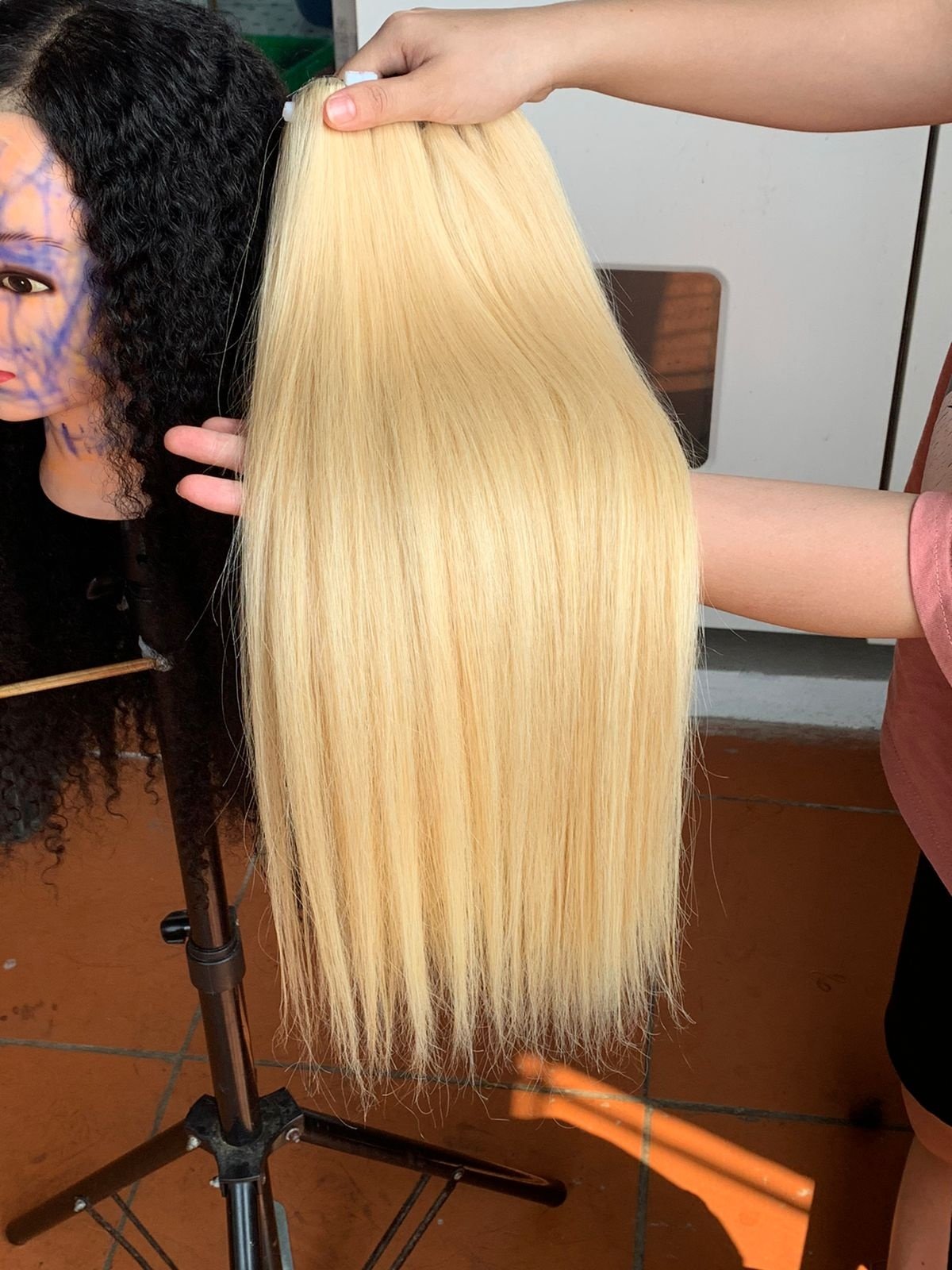 Hot Sale Bundle Straight Hair Afro Styles 100% Brazilian Virgin Cuticle Aligned Hair Bundles Straight Hair #613 Color
