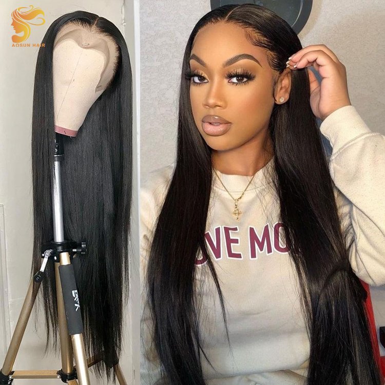 150% 180% Density HD Full lace Human Hair Wig,Glueless Full HD Lace wig,Natural Virgin Human Hair Lace Front Wig for Black Women