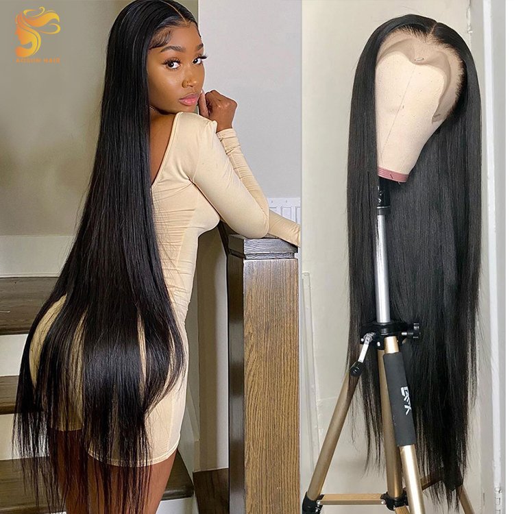 150% 180% Density HD Full lace Human Hair Wig,Glueless Full HD Lace wig,Natural Virgin Human Hair Lace Front Wig for Black Women