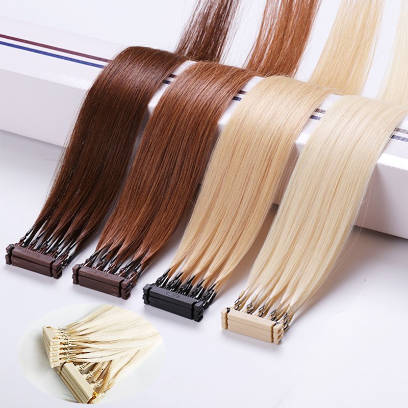 Factory Wholesale Double Drawn Invisible Hair Extensions Pre Bonded 100% Remy hair wigs